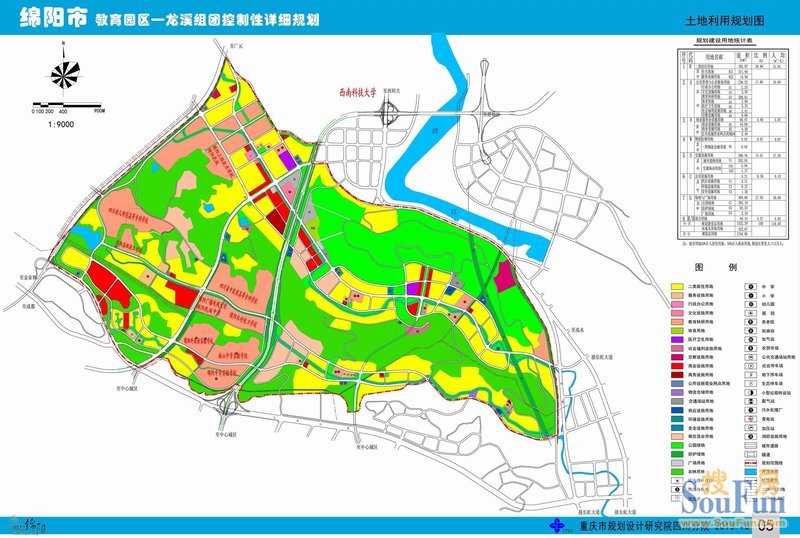 绵阳教育园区学校分布图,值得关注