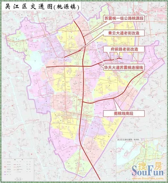 苏震桃公路桃源段 松桃线南段地图