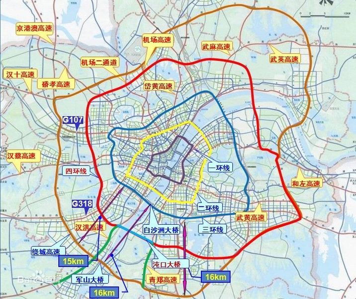 作为武汉市重大交通建设工程,武汉市四环线将承担三环线上货车与客车
