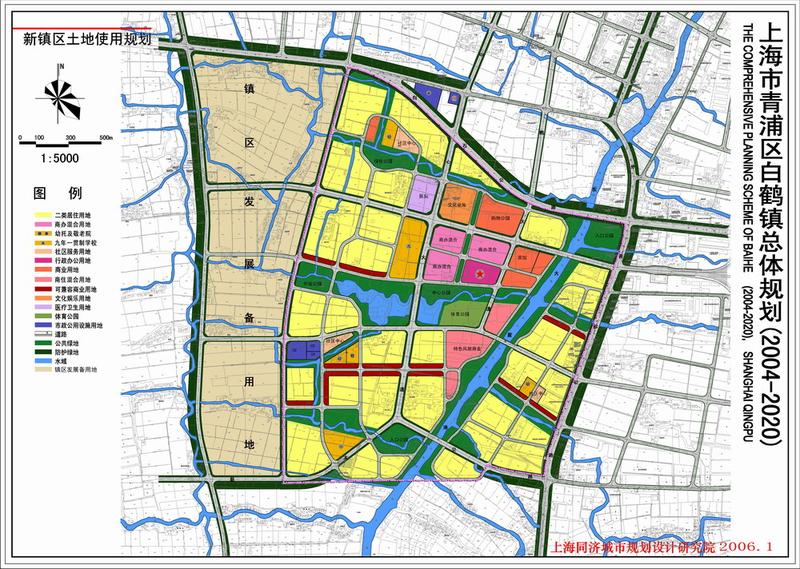 青浦区白鹤镇总体规划-启航社晶彩业主论坛- 上海房