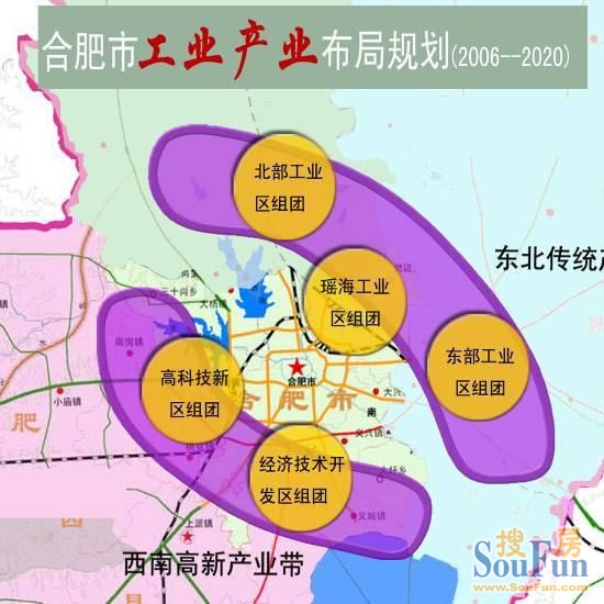 合肥市规划部门撮镇镇总体规划(2009-2030)公示出来了,看看区域未来发