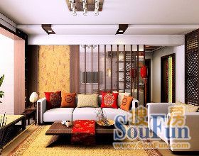 海信燕岛国际公寓-混合型风格-三居室
