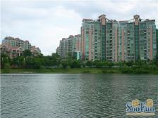 景观无遮挡,直面湖景,小区后门就是旗峰公园