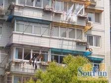 98年房龄,电梯双南两房,高区视野采光佳,近五角场