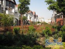 小区是2006年建成的纯别墅小区,位置好北进门南花园