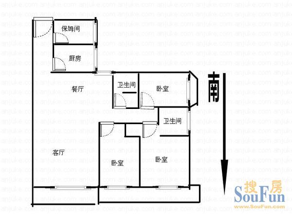 沁园春户型图