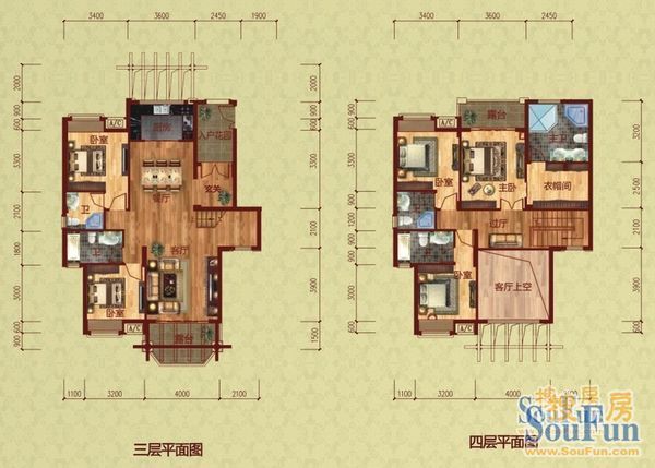 熙园别墅户型图