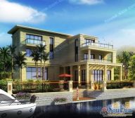 东方威尼斯,水系独栋别墅,独立花园,占地面积大