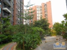 对流户型,看小区花园,很安静。