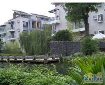 中天金海岸 西端头 B户型联排 正沿水系 大草地