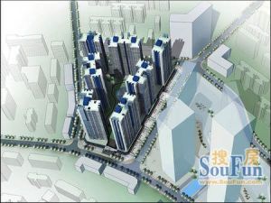 现代城2室1厅东北