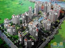 房型方正,四开间朝南,楼层好,景观佳,单价低!