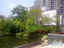 万科棠樾 双拼别墅 人车分流 带双车位,花园