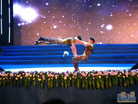 成都军区战旗歌舞团大型文艺汇演在保利未来城市恢宏上映