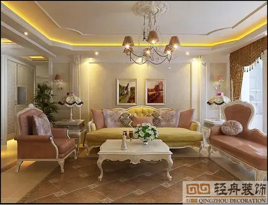 发源小区-欧美风情-175平米三居室装修图片
