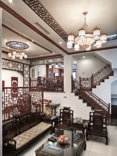 中式古典 - 别墅 -装修设计-搜房家居网图片