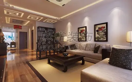 丽兹江畔-中式古典-二居室图片