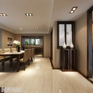 中式复式餐厅装修效果图