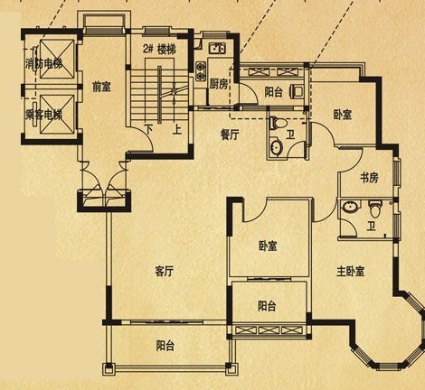 联泰香域滨江桥郡-现代简约-四居室