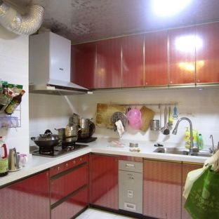 小户型厨房装修效果图简欧简欧窄厨房装修图片6