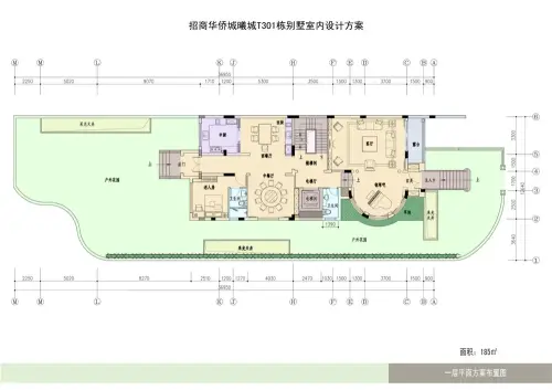 宝安深圳中心区曦城别墅欧式图纸双拼220平方的v别墅别墅图片