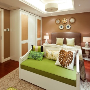 现代卧室沙发装修效果图