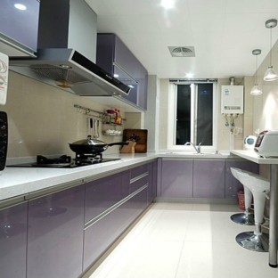 现代厨房组合柜装修效果图