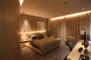 现代简约卧室背景墙装修效果图大全
