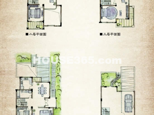 山水风华别墅户型图