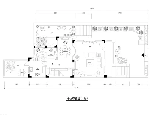 常熟怡景湾客厅《怡静》别墅仿古砖别墅图片