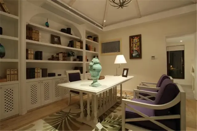 别墅书房飘窗装修图片-室内设计师陈美奇设计作品-网图片
