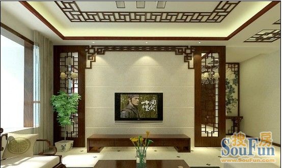 木马花园-中式古典-四居室