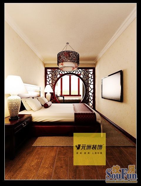 江南新里程-中式古典-二居室
