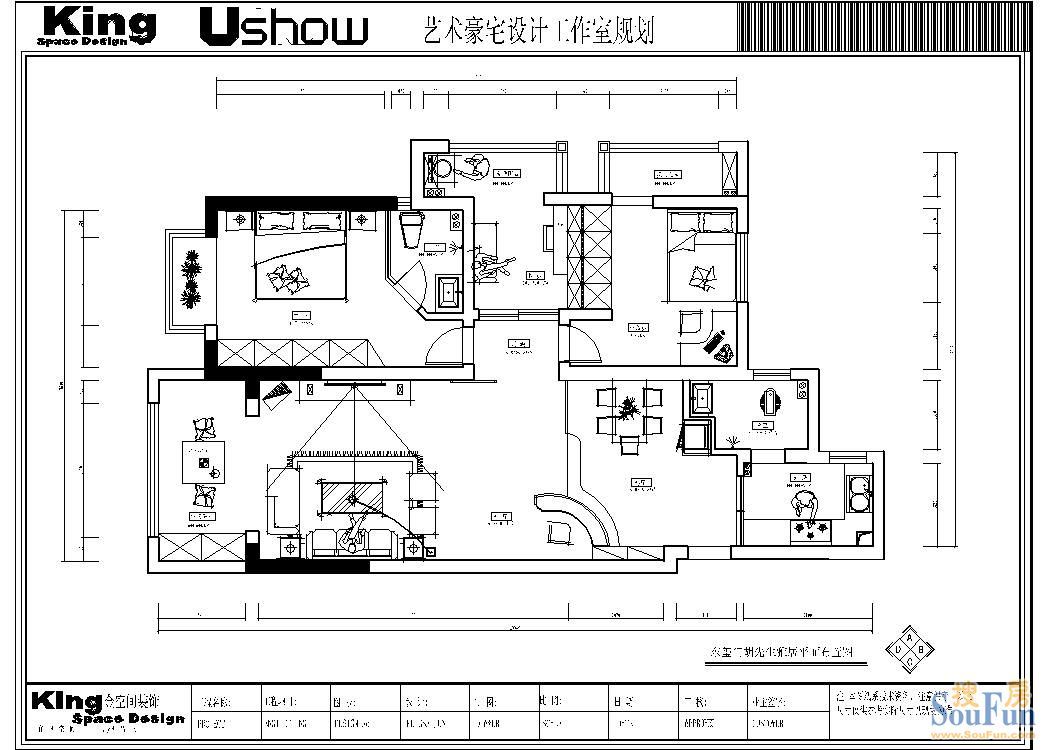 东玺门M4栋-现代简约-三居室
