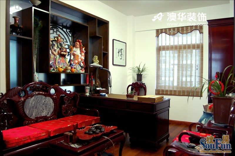 万豪国际-中式古典-四居室