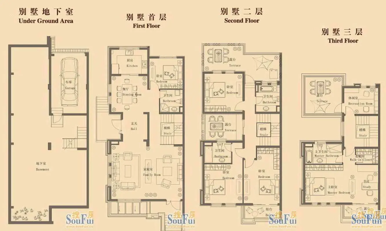 中海御景熙岸-现代简约-别墅