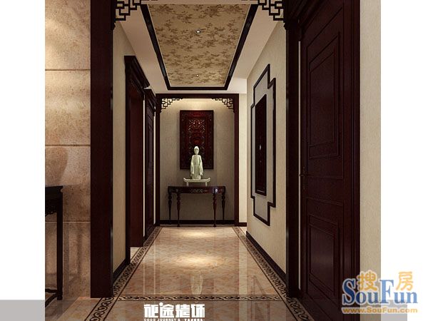 碧水兰庭-中式古典-三居室