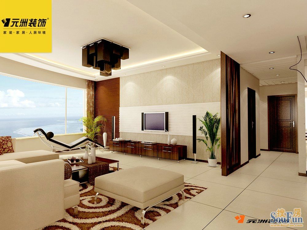 海信燕岛国际公寓-现代简约-三居室