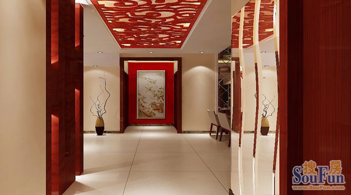 尚东绿洲-中式古典-三居室