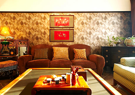 正弘蓝堡湾三期弘熹台-老上海风格-二居室
