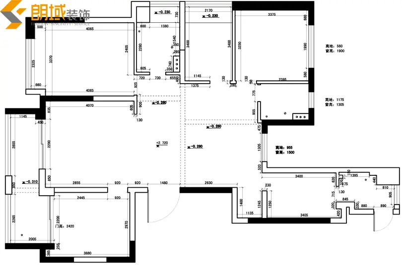 东外滩1号-现代简约-二居室