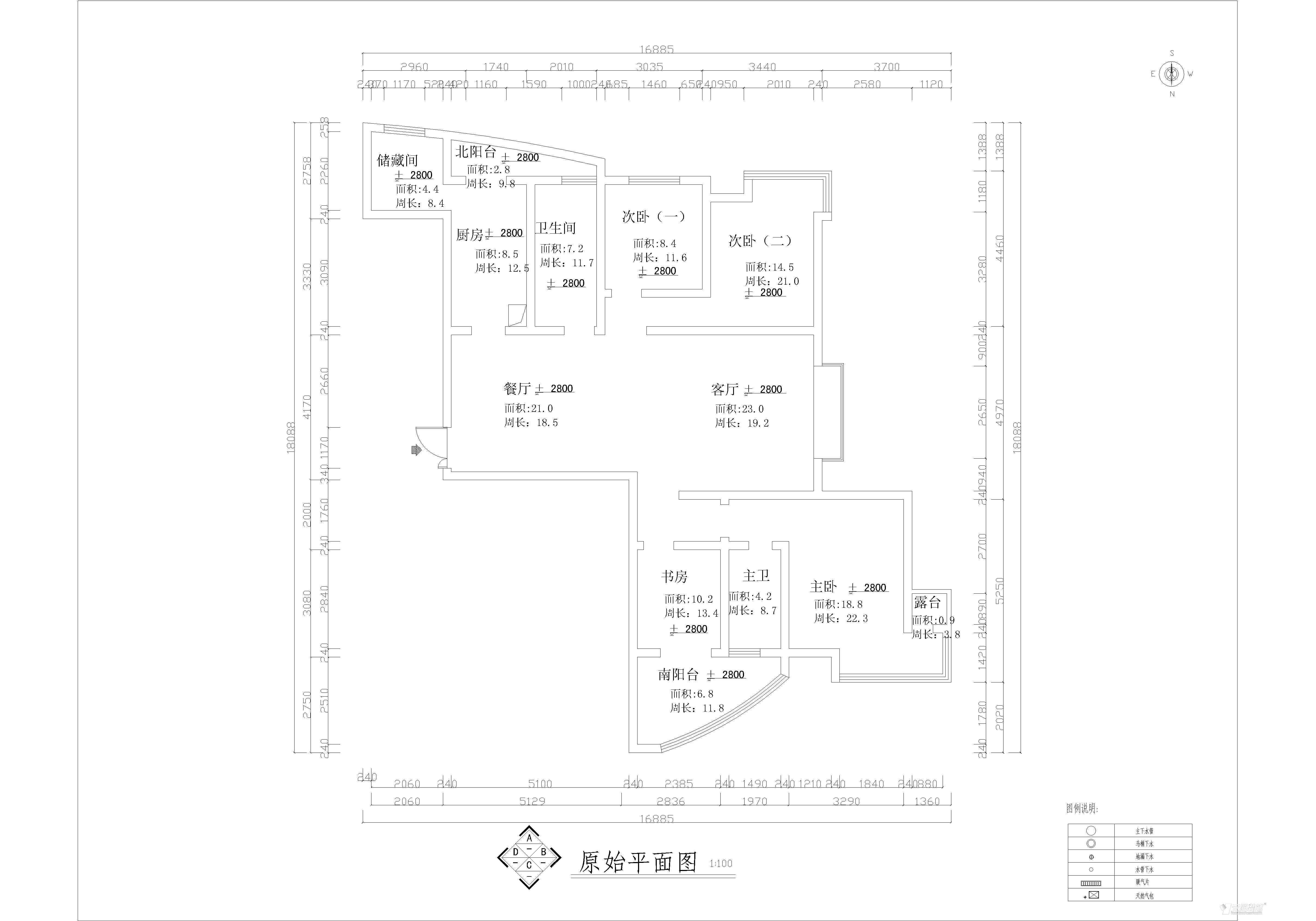 银基王朝-中式古典-三居室