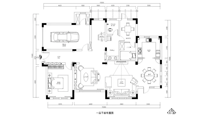 东南亚风格复式200平米20.7万_好望谷装修案例-长沙房