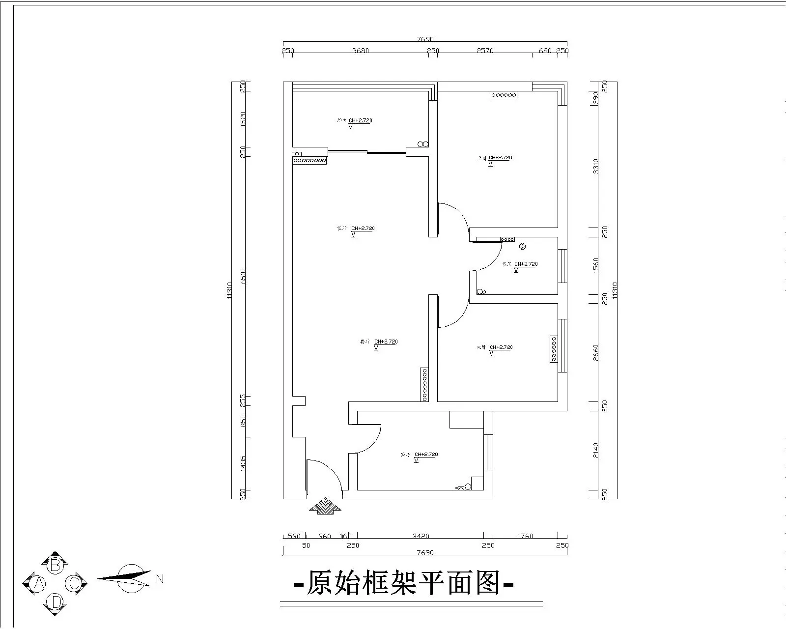 朱雀门家苑-现代简约-三居室