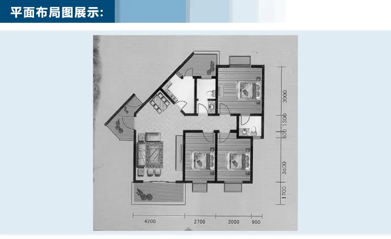 兴诚书香别院-现代简约-三居室