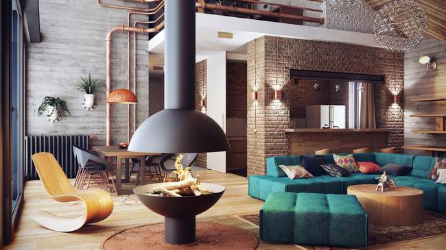 时尚雅致的公寓设计-现代简约-二居室
