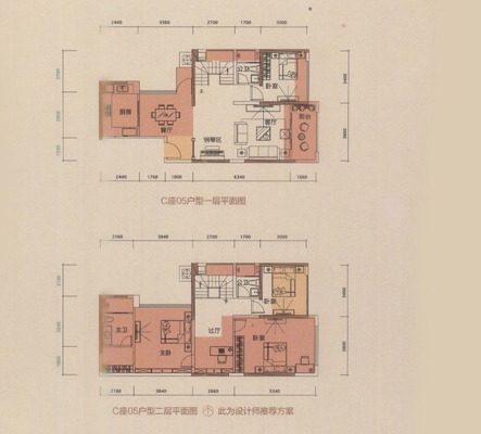 全盛紫云庭-四居室-88.00平米-装修设计