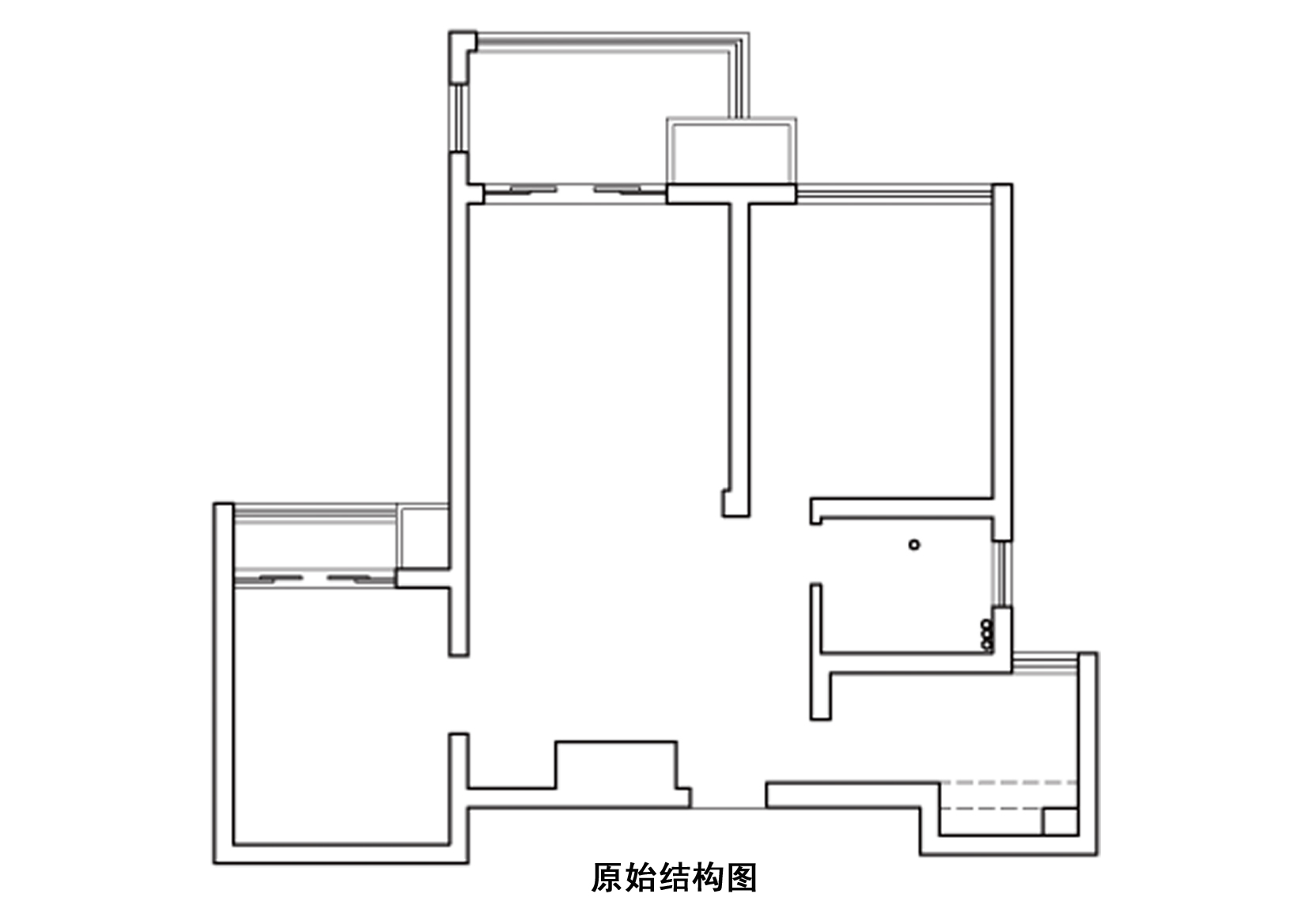 雅戈尔潇邦-二居室-77.00平米-装修设计