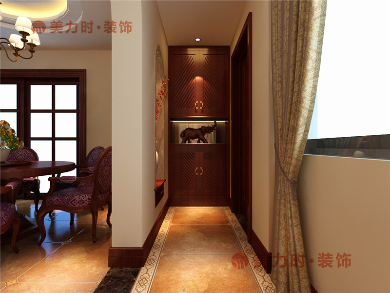 广源国际社区-中式风格-四居室