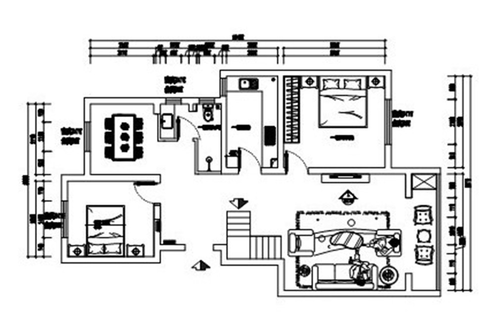 平面家具布置图